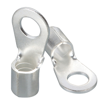 OT紫铜冷压接线端子铜鼻子圆形裸线耳接头1.5/2.5/4/6/10/16平方