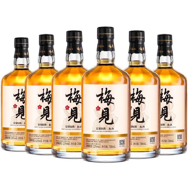 梅见12度梅子酒750ml×6瓶