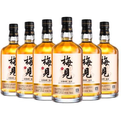 梅见12度梅子酒750ml×6瓶