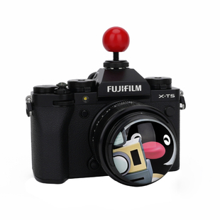 小红球ZK相机镜头盖热靴适用佳能R50富士XT50XM5尼康Z30索尼ZVE10