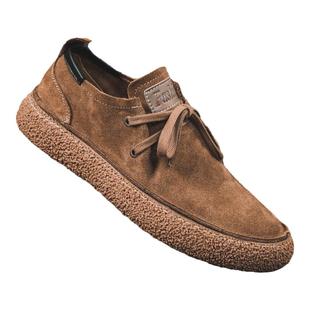 工装鞋男秋季透气复古低帮马丁靴潮流真皮英伦百搭休闲翻毛皮鞋男