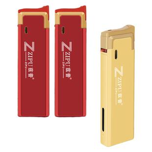 金属防风打火机定制订做广告印字刻字商用一次性火机充气高档直冲