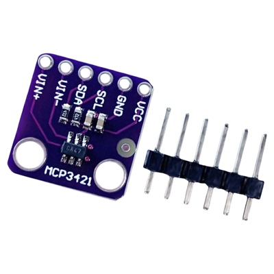 GY-MCP3421模块 18 bit 高精度A/D转换模块 MCP3421A0T模块