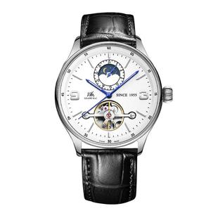 上海手表男款国民系列日月星辰摆砂金石机械腕表950官方旗舰店