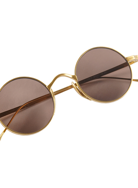 清朝仿古汉奸拍戏东海水晶石眼镜