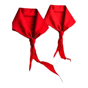 小学生全纯棉布红领巾1.2米绸布不缩水褪色初中生少先队通用加厚