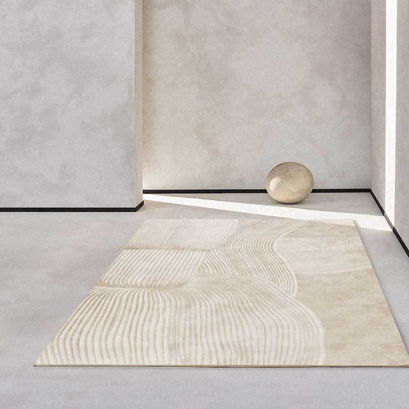 1极简地毯日式纯色地毯地床边客厅简约垫茶几衣帽间毯素色沙发