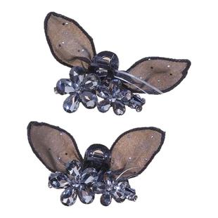 兔耳朵侧边抓夹发卡2025新款高级感刘海头发夹子头饰发夹边夹女