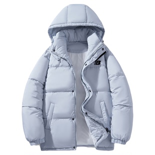 BOBBY ABLEY新国标90%鸭绒保暖面包服宽松休闲日常短款连帽羽绒服