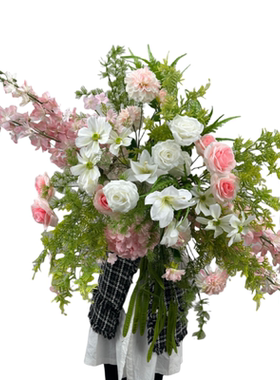 仿真花装饰挂花婚礼现场背景墙花