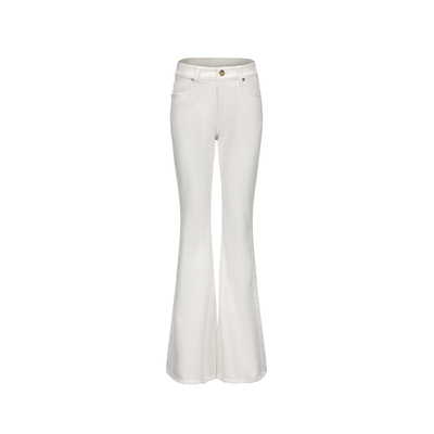 NanaJacqueline微喇紧身牛仔裤