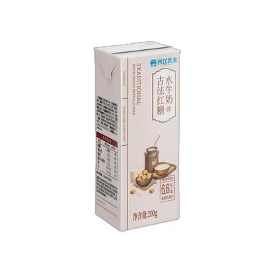 西江乳业古法红糖水牛奶200g/盒学生儿童营养早餐奶