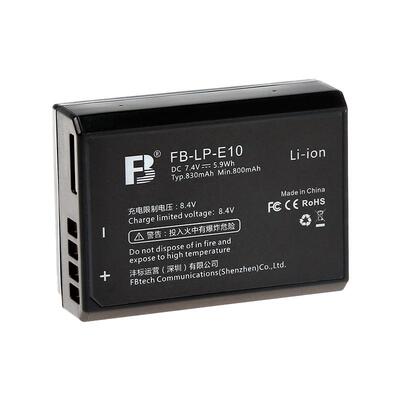沣标LP-E10佳能1500D单反相机电池EOS 1300D 1200D 3000D X90 4000D 1100D数码单反相机LPE10电板充电器套装