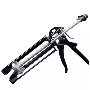 手动AB胶枪1:1/2:1比10专用岩板胶枪双组份金属扣胶枪单组份胶枪