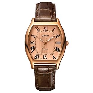 聚利时手表女款轻奢高级感正品方形防水石英表复古职场女士手表