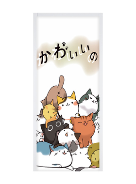 猫狗动物整张防水洗手间创意装饰