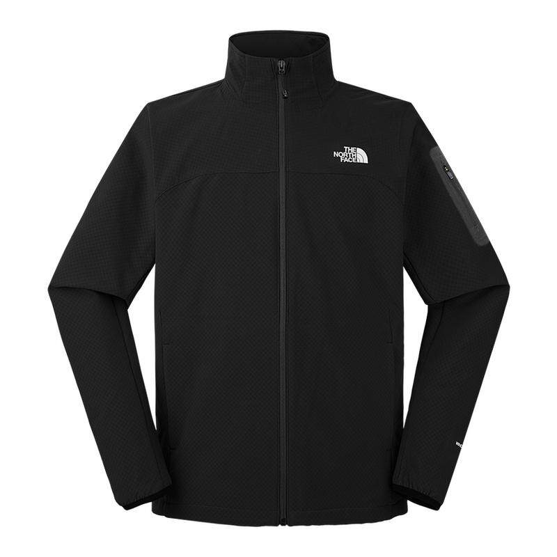 TheNorthFace北面棋盘格软壳衣男2026春夏户外防风防泼水外套
