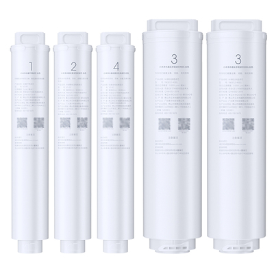 小米净水器滤芯600G厨下式全套1号pp棉2号前置炭3号反渗透4号后置