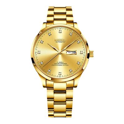 宾爵真钻金表时尚防水男士手表