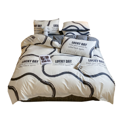 无印良品床上四件套纯棉全棉