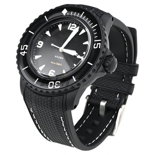 适配斯沃琪宝珀联名表带碧波洋军绿硅胶橡胶Swatch风暴洋蝴蝶扣22