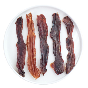 狗狗零食风干猪子宫泰迪博美中小型犬滋补猪儿肠奖励肉条磨牙棒