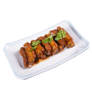 陕西岐山排骨臊子陕西宝鸡特产小吃卤肉零食酸辣猪肉排熟食年货