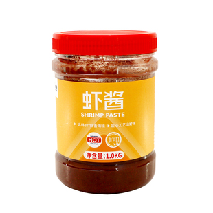 景明虾酱1000g灌装山东黄河口特产海鲜酱蜢子虾酱下饭菜家庭装
