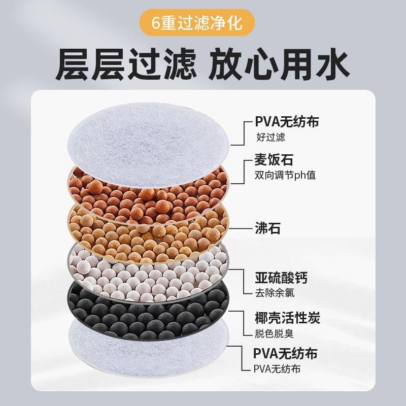 水龙头过滤器厨房节水净水防水龙头水龙头花麦饭石洒带溅伸缩头可