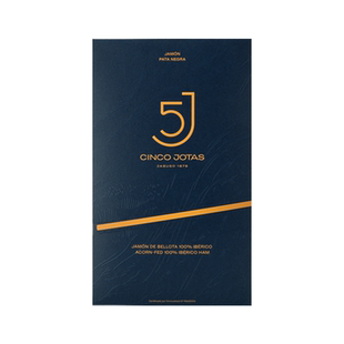 5J西班牙进口100%纯种黑猪橡果喂养伊比利亚黑标火腿40g后腿切片