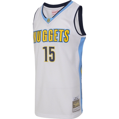 NBA官方Mitchell&Ness 丹佛掘金尼古拉约基奇男款复古白色SW球衣