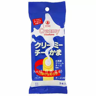 日本直邮creamy丸善芝士夹心鱼肠鱼糕北海道奶酪追剧解馋休闲零食
