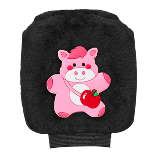 冬季毛绒汽车档把套排挡套档杆套档位保护套个性通用可爱小马卡通