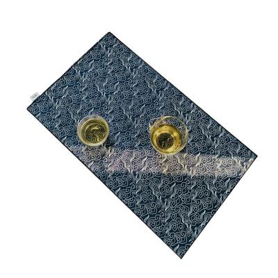 中式禅意茶席引之布艺茶垫防水