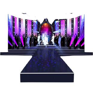 网红直播背景布3d立体主播背景墙dj灯光舞台直播间壁布装饰背景纸