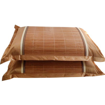 凉席枕套竹席藤席冰丝双面加厚