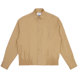 ADERERROR 23FW Tarv 衬衫条纹弹性底边细节秋季新品宽松长袖衬衣