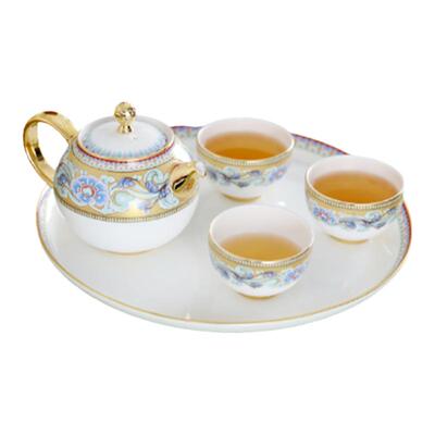 斯达高骨瓷中式旅行茶具