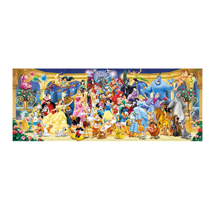 多款现货迪士尼大合照RAVENSBURGER进口拼图1000片米奇灰姑娘飞象