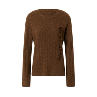 【山羊绒】ELSEWHERE珂思商场同款百搭羊绒衫冬季新款毛衣女