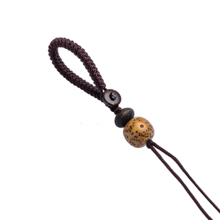 汽车钥匙挂绳扣链半成品挂绳菩提吊坠绳钥匙扣挂件编织绳DIY挂饰