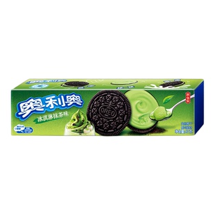 奥利奥（Oreo）夹心饼干冰淇淋抹茶味97g下午茶解馋休闲零食小吃