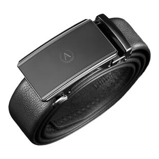 奥康新款男皮带真皮合金自动扣腰带时尚磨砂裤袋高端礼盒节日送礼