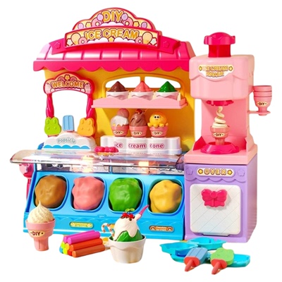 儿童女孩子玩具冰淇淋机雪糕店