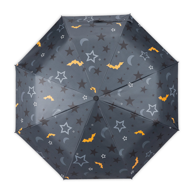 星空折叠太阳伞晴雨两用女学生ins防晒防紫外线日系手动遮阳雨伞