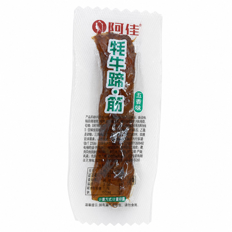 阿佳牦牛蹄·筋五香味250克袋装