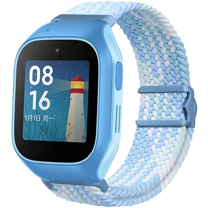 适用于小米米兔电话手表表带5c/6c/4c/4x/7x/c7a/7a磁吸编织运动手表带腕带U1/2S/S1/15MM/17MM配件手腕