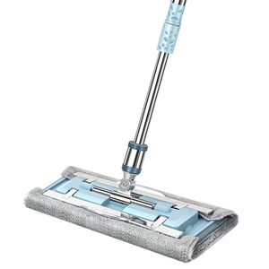 拖把家用平板夹固式替换布干