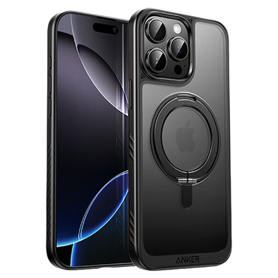 安克苹果16promax磁吸支架手机壳
