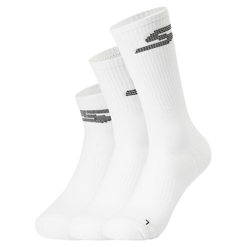 Skechers斯凯奇男女同款运动混装袜时尚百搭透气休闲袜子抗菌袜